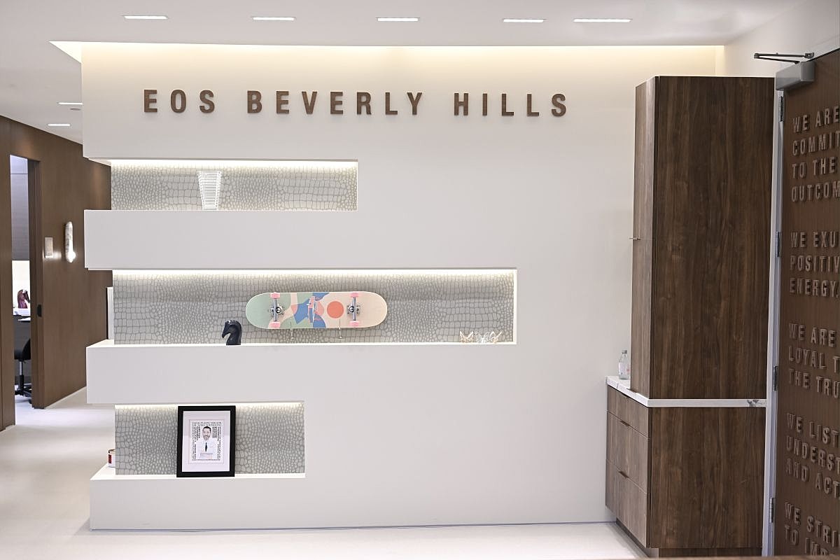 EOS Beverly Hills modern interior display.