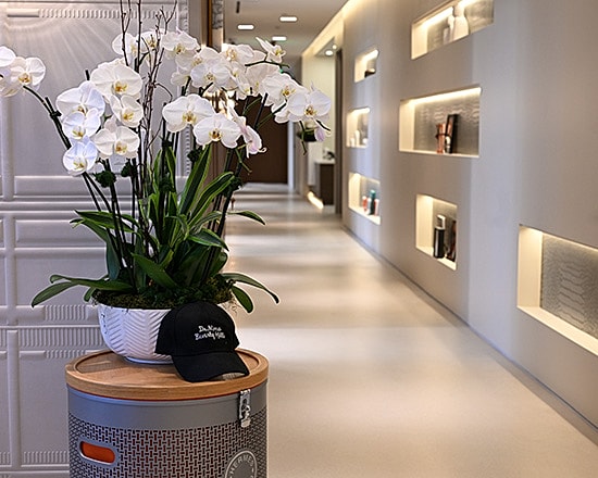 Beverly Hills plastic surgeon consulting with a patient