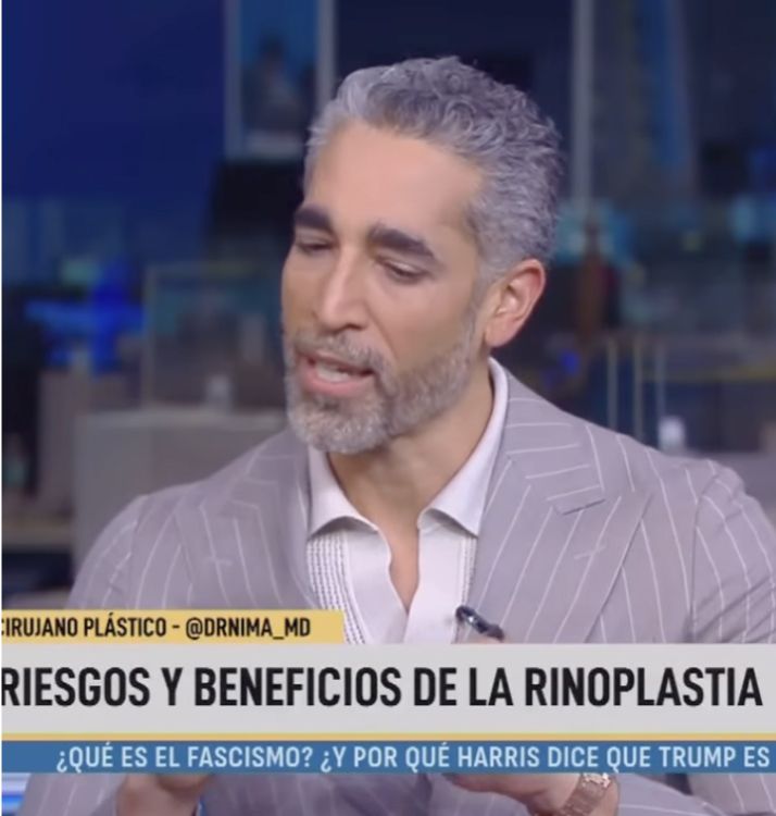 Discussion on risks and benefits of rhinoplasty.